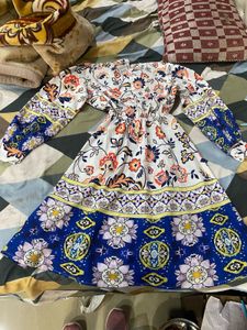 Floral Print Mini Dress