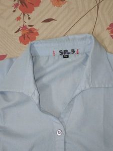 Blue Formal Cotton Shirt