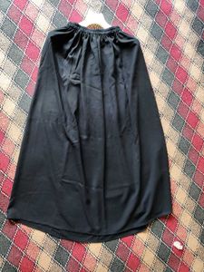 Black skirt A line