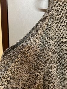 NEW Cold Shoulder Knit With Lurex Thread