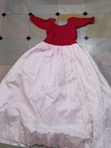 Girls Red and Pink Lengha Choli