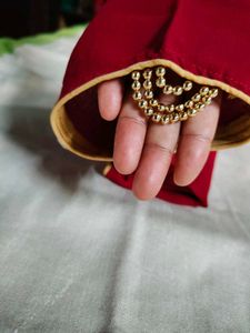 Maroon Georgette Saree