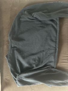 H&amp;M BLACKPINK BOXY CROP SWEATSHIRT SIZE XL