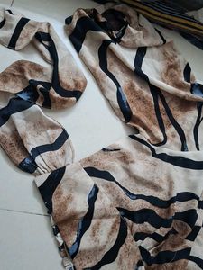 Animal Print Long Sleeve Top