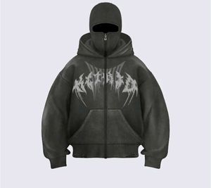 Dark Academia Zip-Up Hoodie