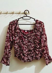 Floral Long Sleeve Top