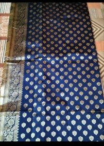 Blue Banarasi Silk Saree