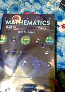R.D. SHARMA MATHEMATICS Class 12