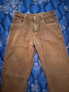 Brown Denim Jeans