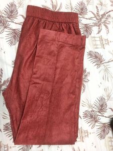 Rust colored lounge pants