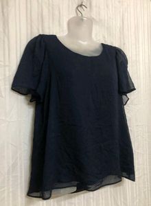Mixxo Blue Short Sleeve Top