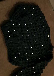 Black Pearl Embellished Top