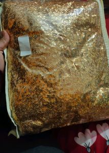 Golden Sequin Saree