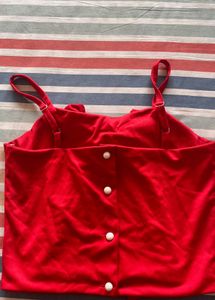 Red Crop Top