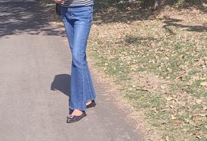 Light Wash Flare 10 Jeans