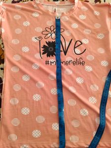 Cute Graphic Print Top