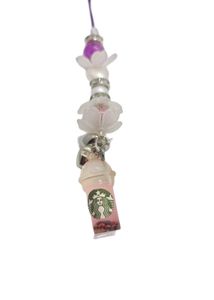 Pink Starbucks Phone Charm