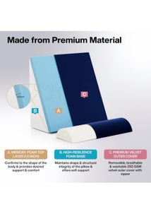 Adjustable Pillow With Head For Back Support