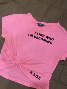 Pink Graphic Tee