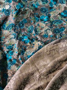 Pure Silk Banarasi With Brocade Border And Palla