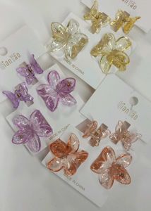 Cute Flower Hair Clips