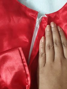 Girls Red Partywear Dress | Function Wear Gown