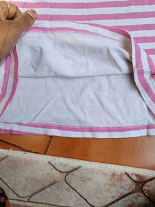 Striped Ruffle Sleeve Top