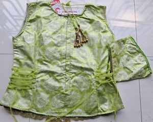 Heavy Worked Double Coloured Lehenga Choli (Women)