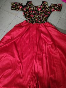 Beautiful Red Colour Long Dress