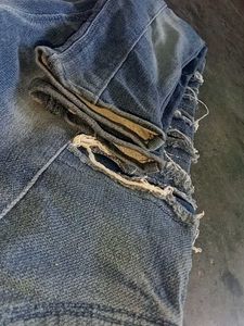 Distressed Denim Jeans