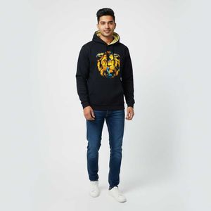 Lion Print Black Hoodie