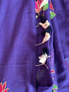 New Beautiful Purple Saree