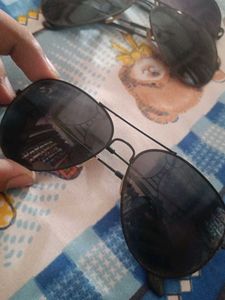 3 Black Daud Glasses (1 Is By Ray Ban)