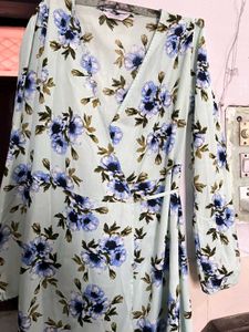 Floral Wrap Dress