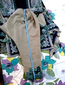 Grey And Blue Pakistani Kurta Set