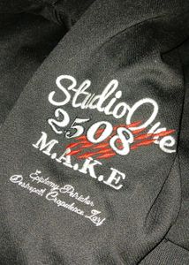 Black Pacthed Racer Jacket