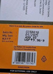 Dr. Sheth&#39;s Kesar Sunscreen