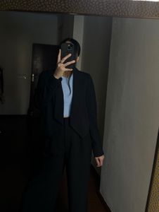 VERO MODA Black Open Front Crop Blazer