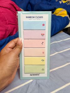 Factor Notes Rainbow Clouds Sticky Note