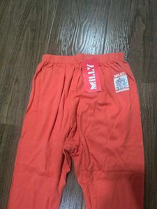 Coral Casual Leggings Cotton