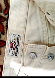 White Straight Leg Denim Jeans