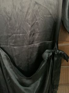 Knee Length Sexy Tie Up Dress