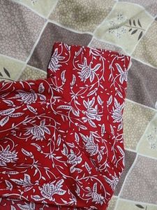 Red And White Beautiful Mini Dress