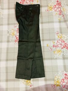 Dark Green Formal Pants