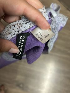 Cute Purple Lace Cami Top