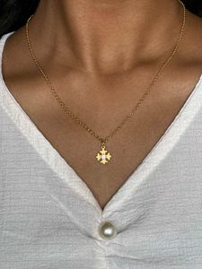 GOLD Cross Shine Necklace