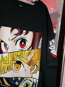 Anime Print T Shirt Fir Womens