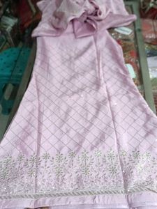 Pink Embroidered Salwar Suit