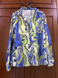 Blue and yellow Co-ord