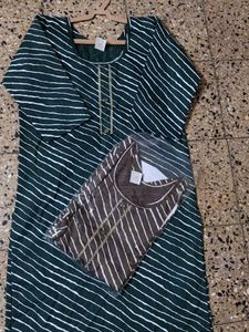 Leheriya Cotton Kurti..